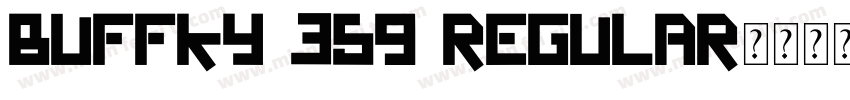 BUFFKY 359 Regular字体转换